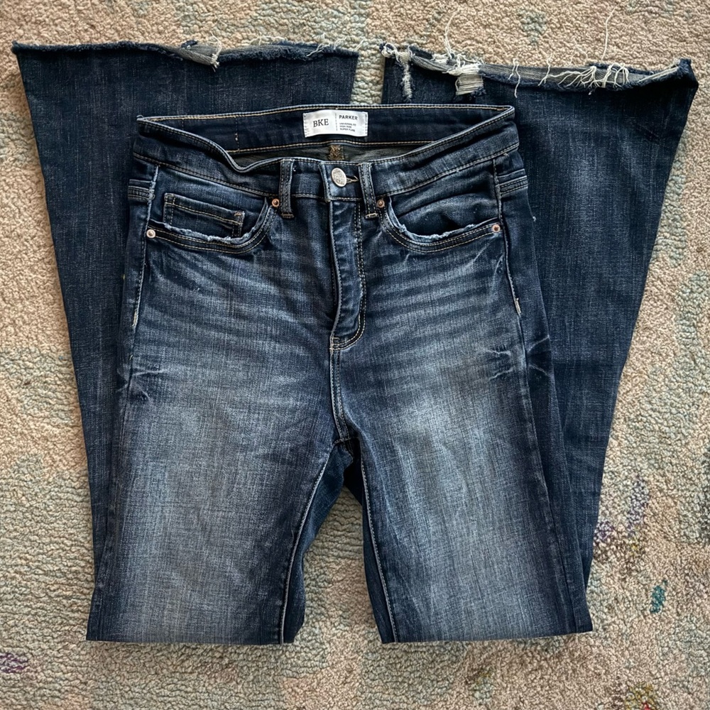 BKE Dark Wash Flare Jeans
